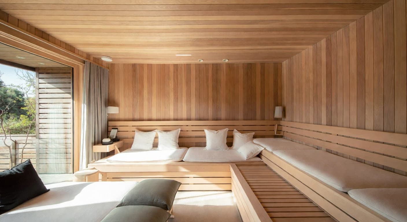 Minimalist Sauna / Spa Room design preview