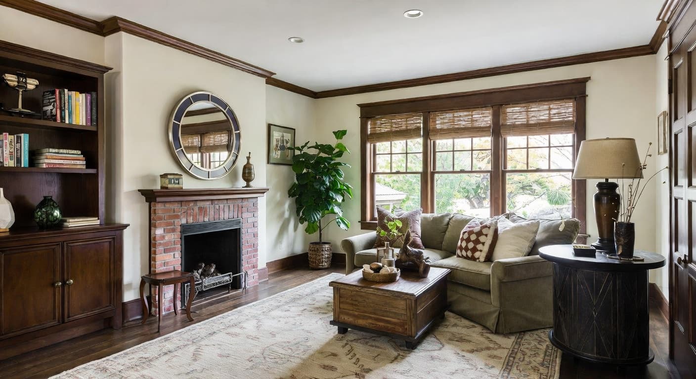 Mission Style Living Room design preview