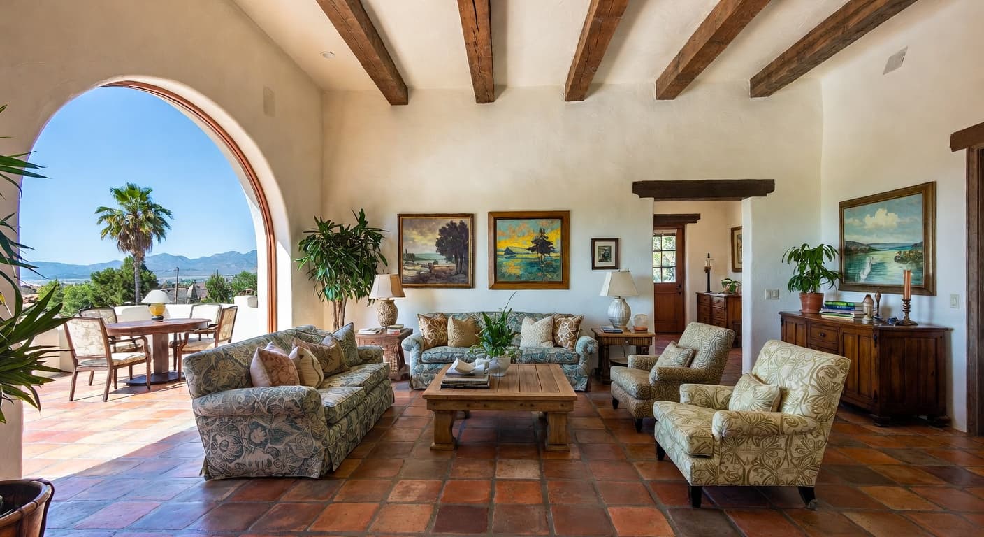 Mission Style observatory interior design - featuring mission style style furniture, decor, colors, and layout ideas for your observatory