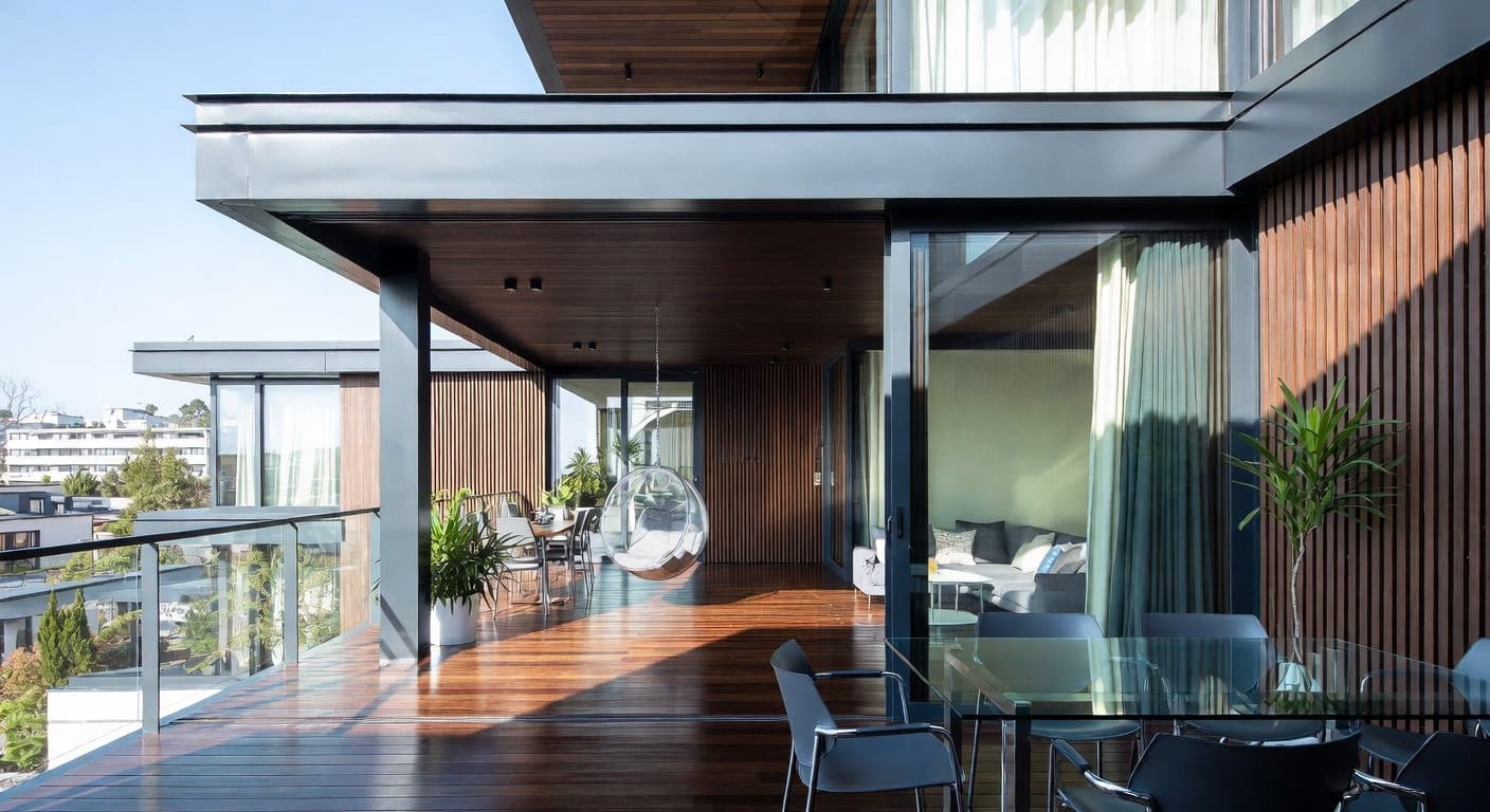 Neo-Futurism Balcony / Terrace design preview