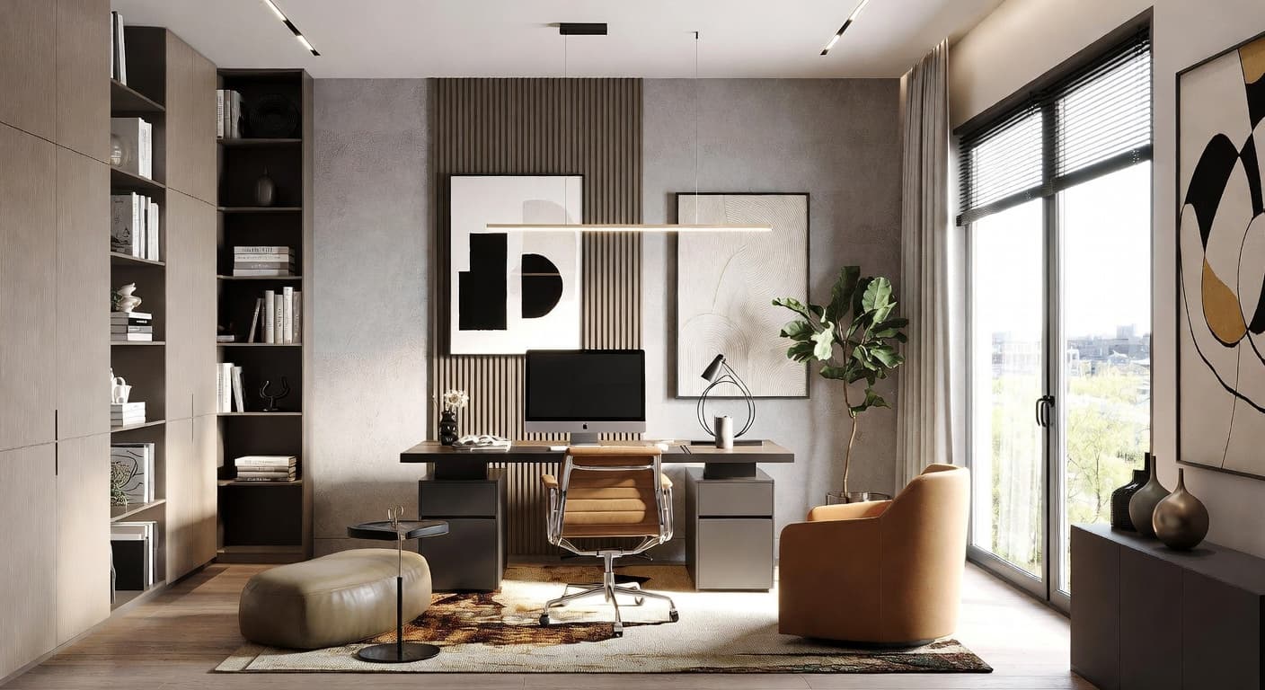 Neo-Futurism Home Office design preview