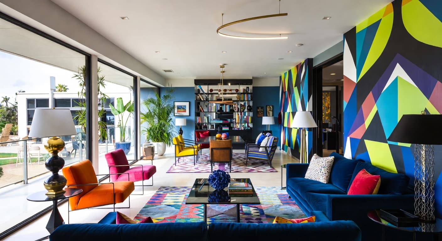 Neo-Memphis Balcony / Terrace design preview