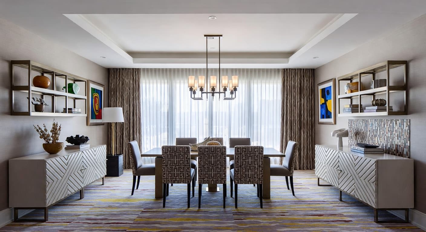 Neo-Memphis Dining Room design preview