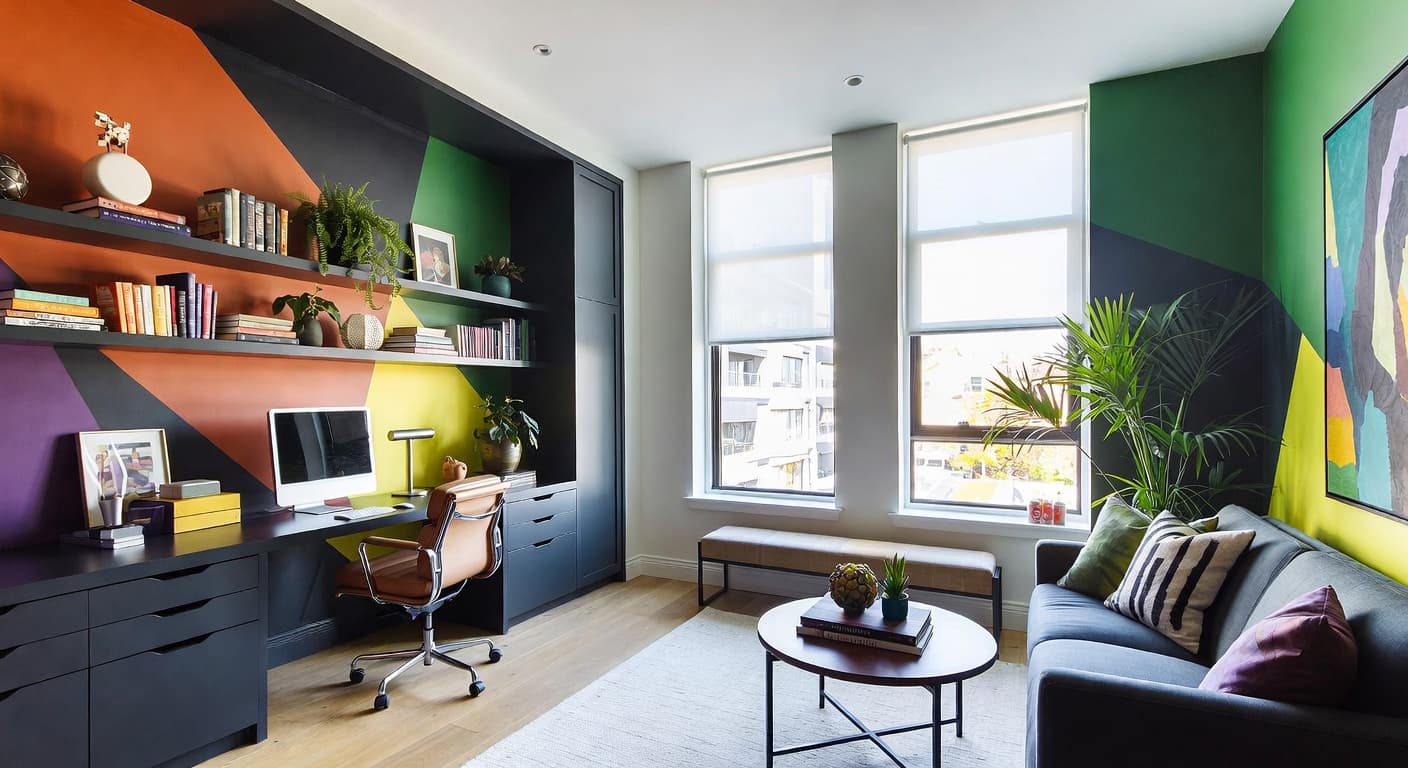 Neo-Memphis Home Office design preview