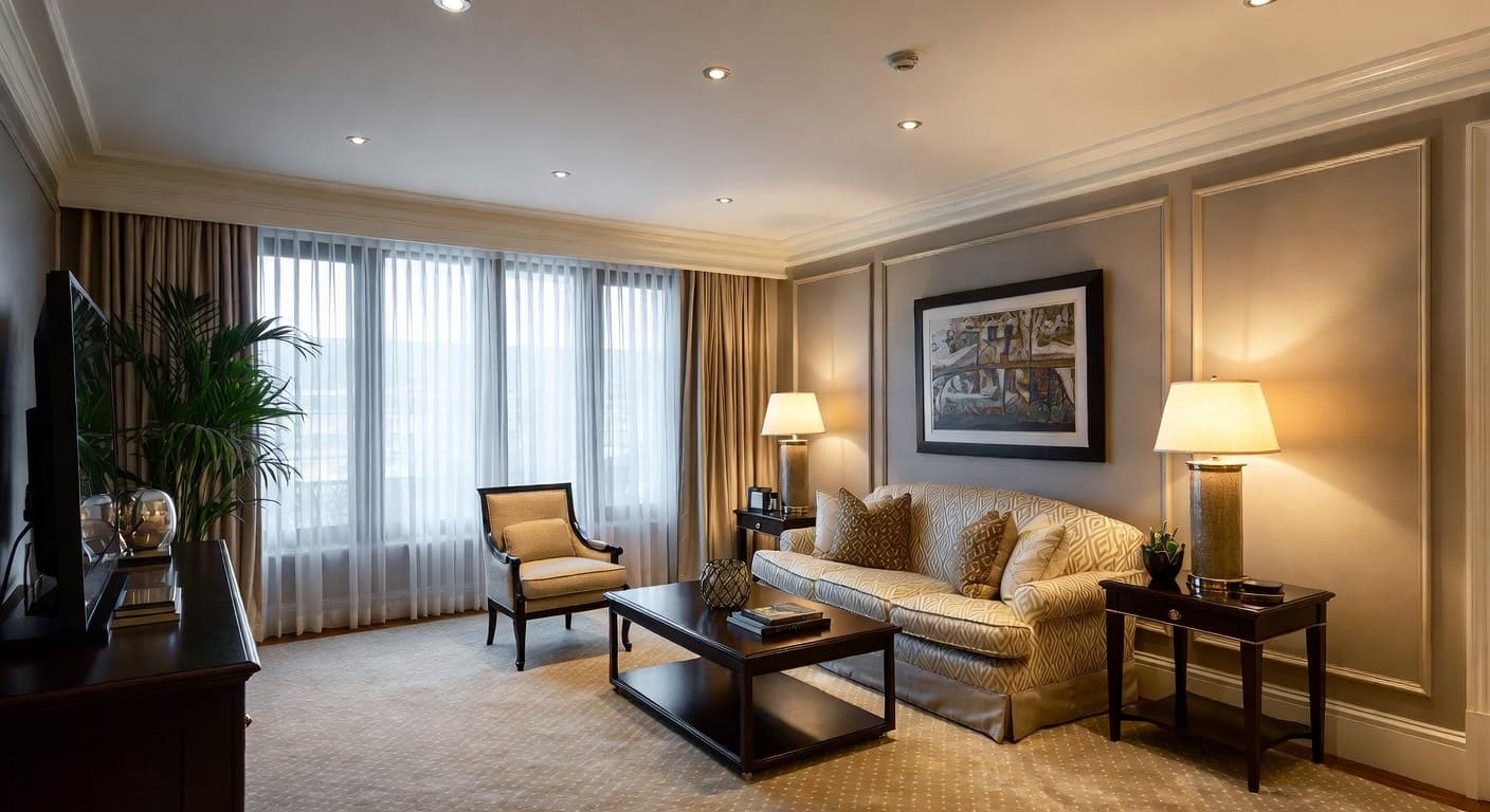 New Traditional teen room / den interior design - featuring new traditional style furniture, decor, colors, and layout ideas for your teen room / den