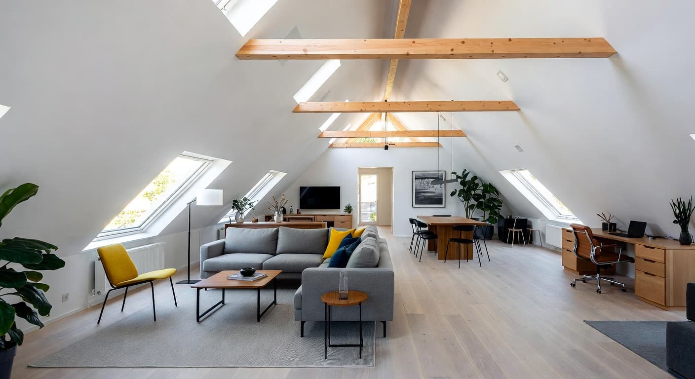 Nordic multi-purpose room interior design - featuring nordic style furniture, decor, colors, and layout ideas for your multi-purpose room