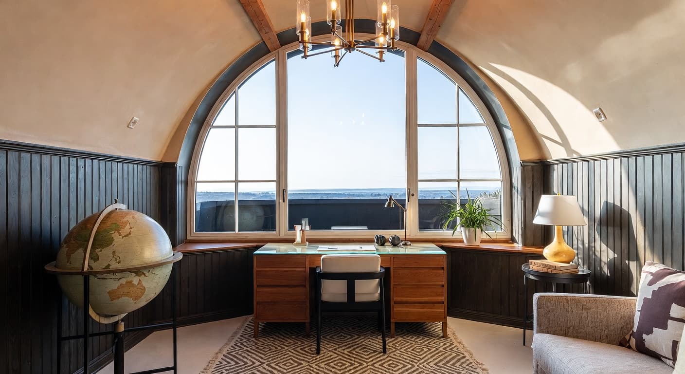 Nordic observatory interior design - featuring nordic style furniture, decor, colors, and layout ideas for your observatory