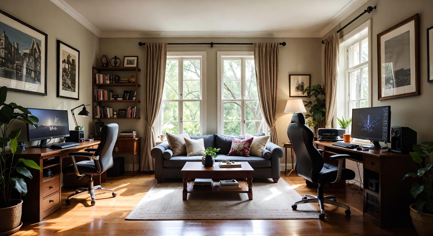 Nowstalgia game room interior design - featuring nowstalgia style furniture, decor, colors, and layout ideas for your game room