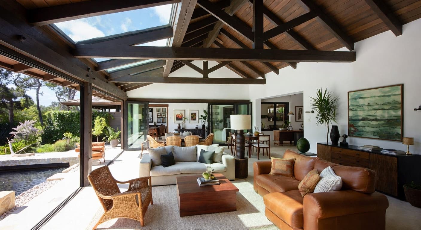 Nowstalgia outdoor space interior design - featuring nowstalgia style furniture, decor, colors, and layout ideas for your outdoor space