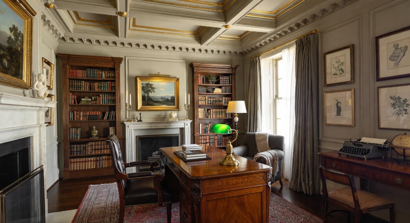 Renaissance Revival Home Office design preview