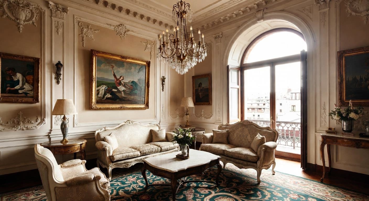 Renaissance Revival Living Room design preview