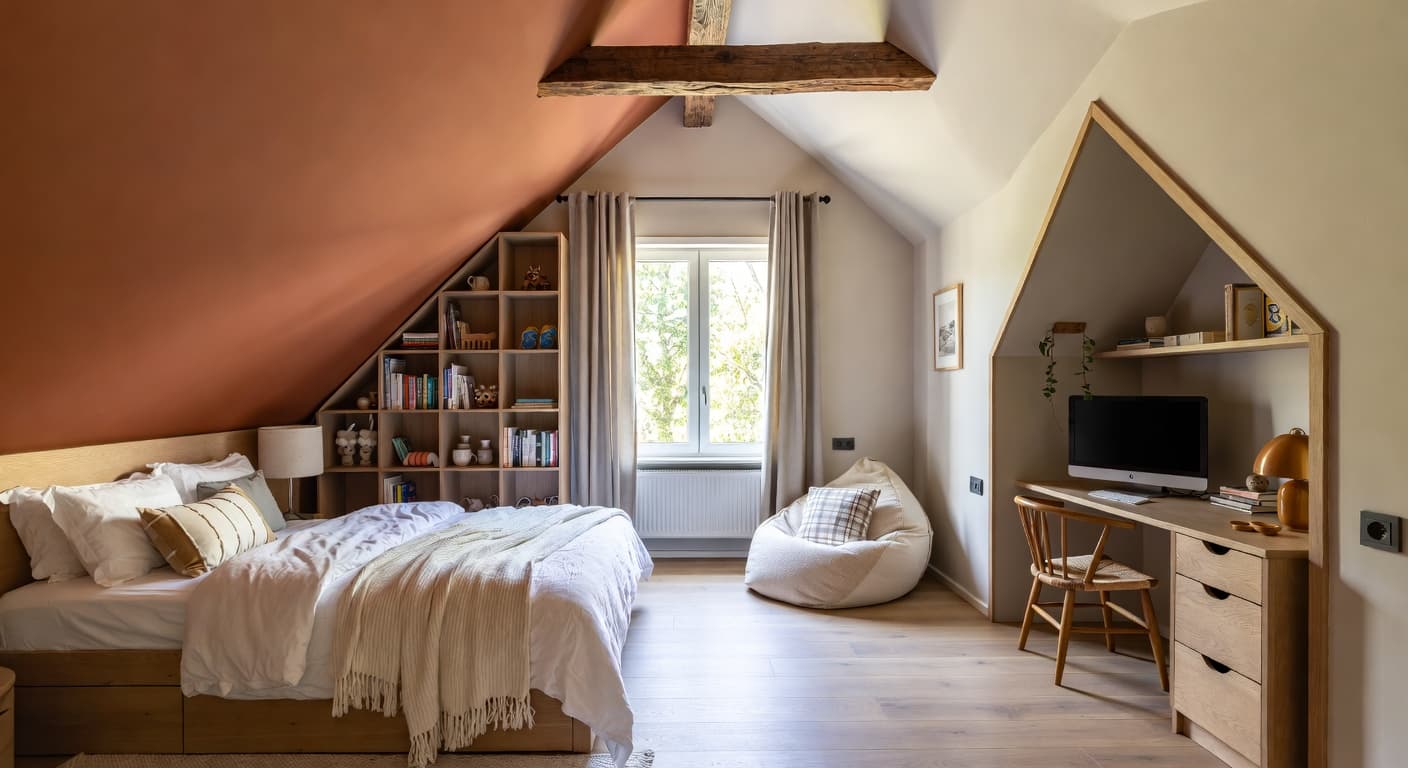 Rustic kids room interior design - featuring rustic style furniture, decor, colors, and layout ideas for your kids room