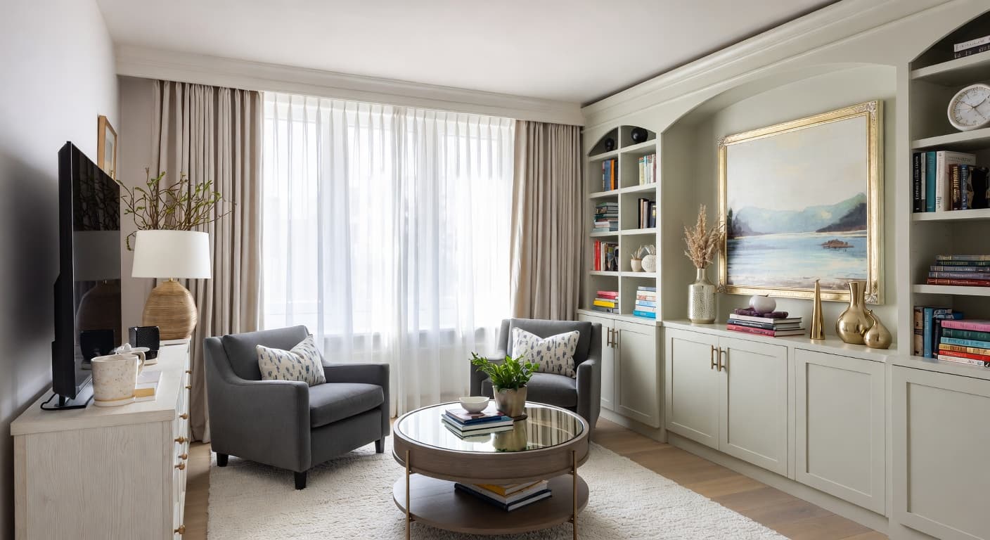 Shabby Chic teen room / den interior design - featuring shabby chic style furniture, decor, colors, and layout ideas for your teen room / den