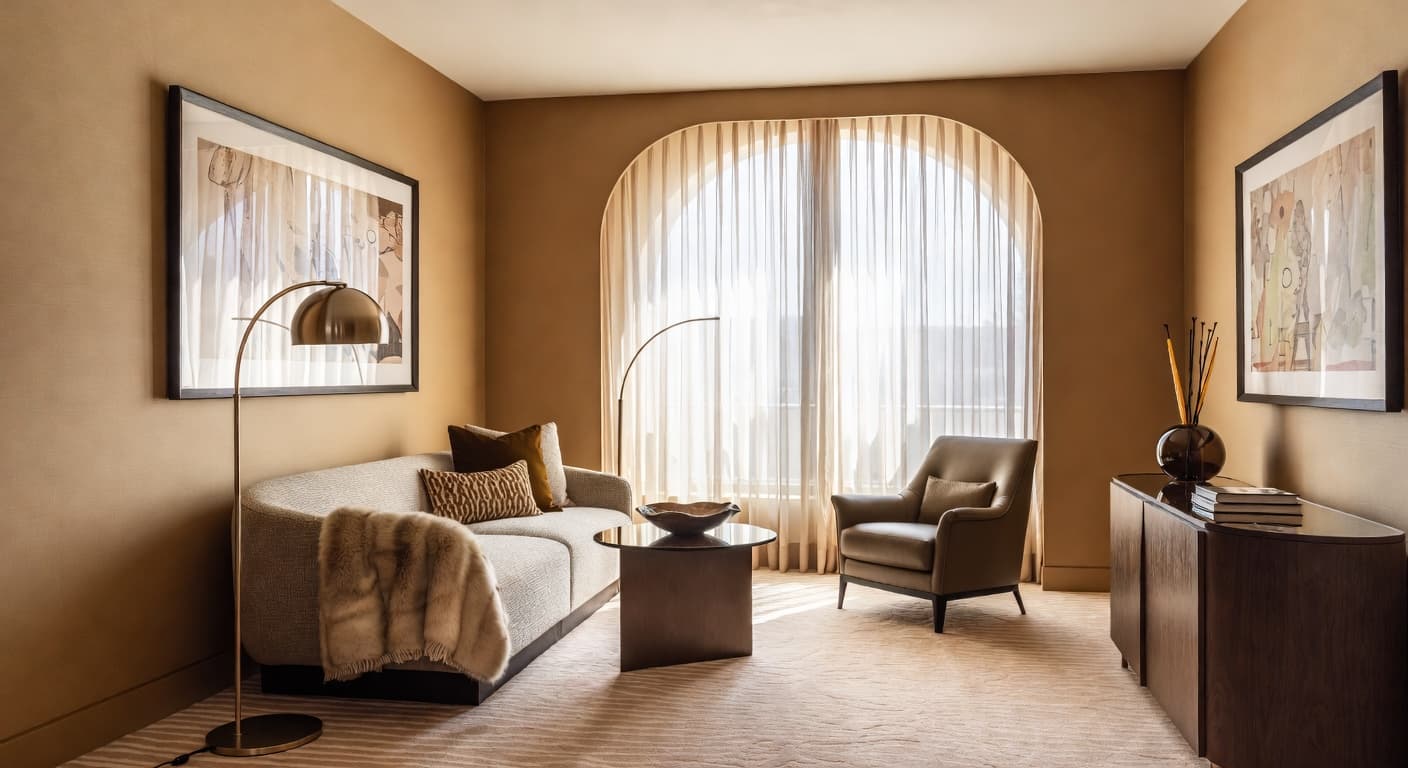 Streamline Moderne reading nook interior design - featuring streamline moderne style furniture, decor, colors, and layout ideas for your reading nook