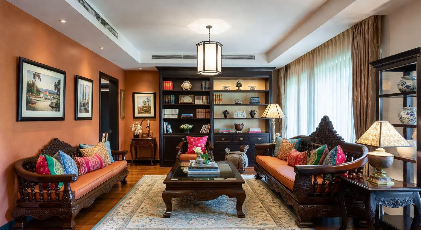 Thai playroom interior design - featuring thai style furniture, decor, colors, and layout ideas for your playroom