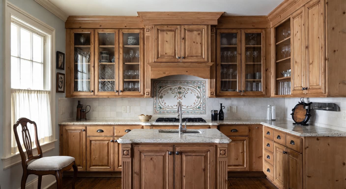 Traditional butler's pantry interior design - featuring traditional style furniture, decor, colors, and layout ideas for your butler's pantry