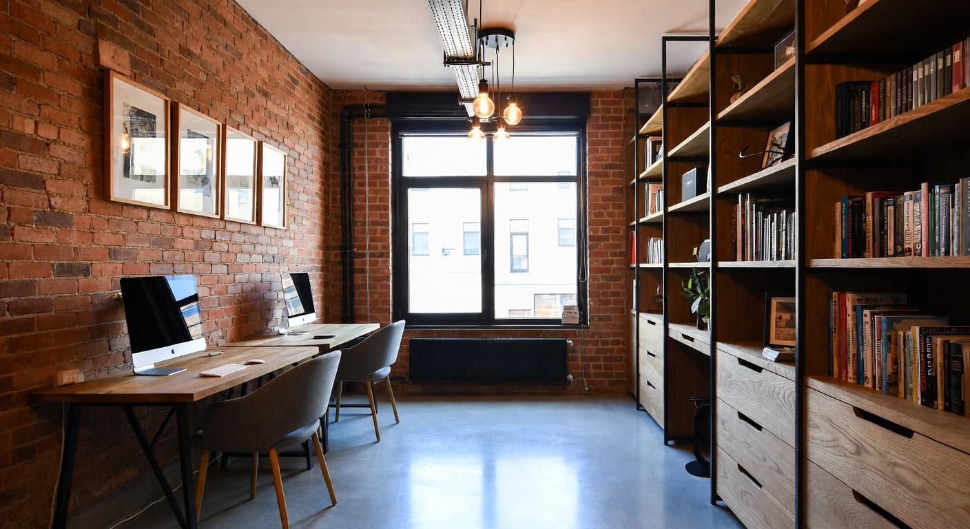 Urban storage room interior design - featuring urban style furniture, decor, colors, and layout ideas for your storage room