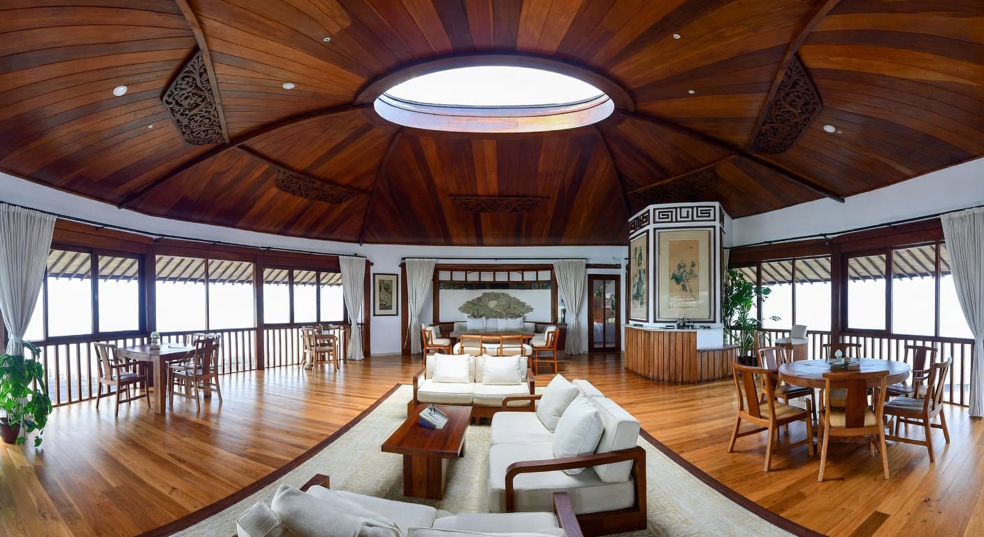 Vietnamese observatory interior design - featuring vietnamese style furniture, decor, colors, and layout ideas for your observatory