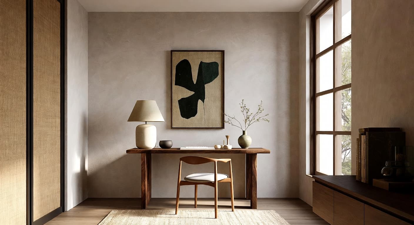 Wabi-Sabi Home Office design preview