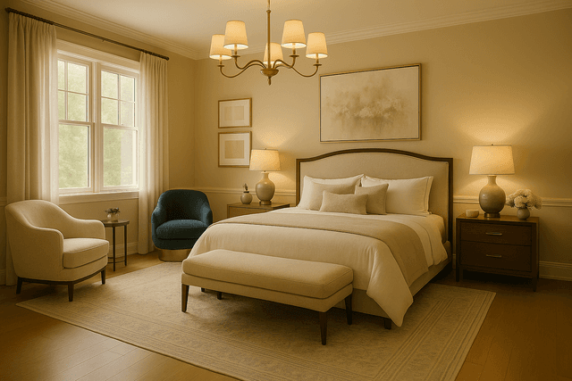 Interior AI living room design