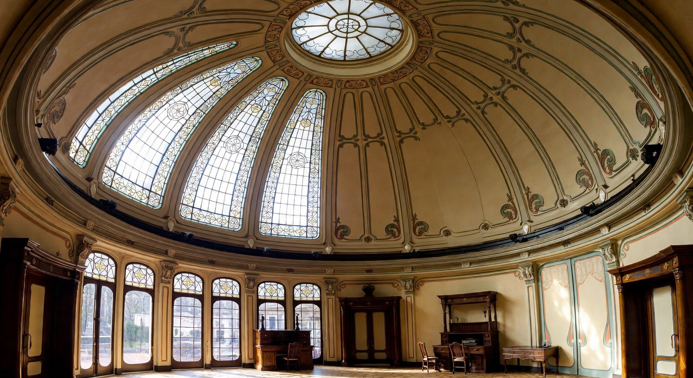 Art Nouveau Observatory Design Ideas | AI Interior Design | NewInterior AI