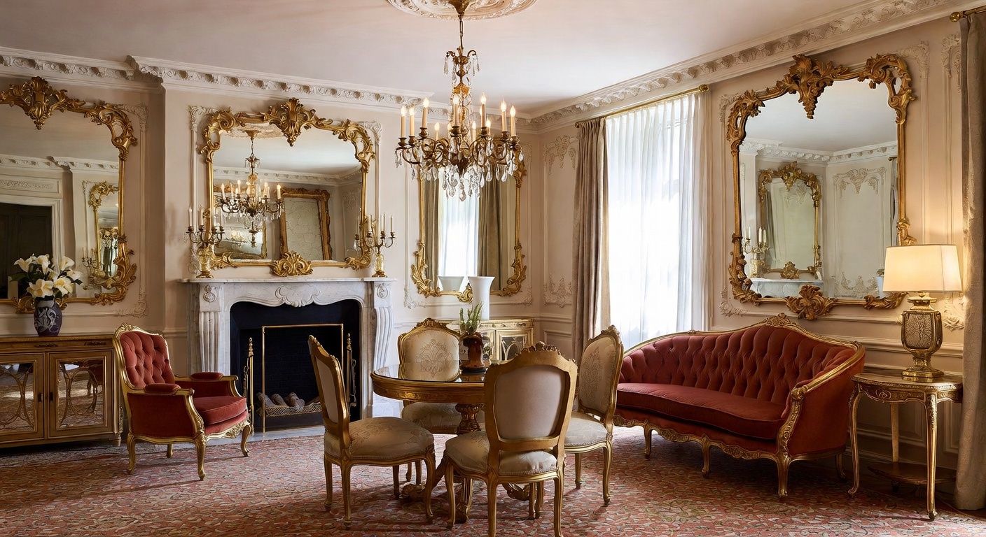 Baroque Basement Design Ideas | AI Interior Design | NewInterior AI