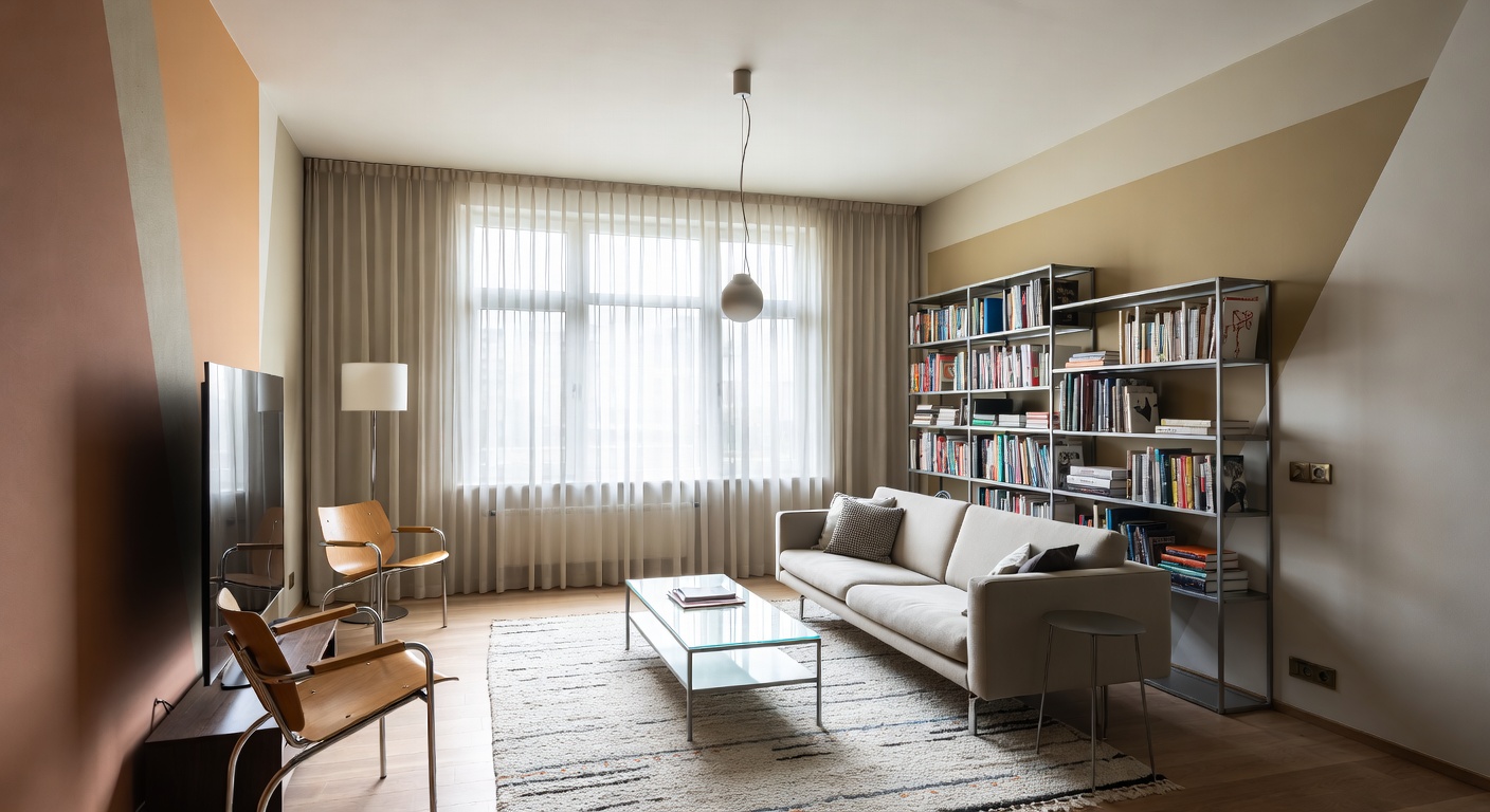 Bauhaus Living Room Design Ideas | AI Interior Design | NewInterior AI