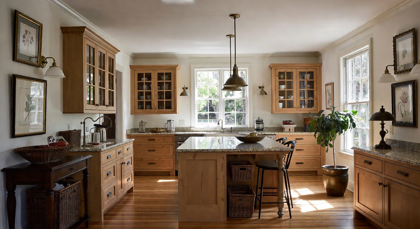 British Colonial Kitchen Design Ideas | AI Interior Design | NewInterior AI