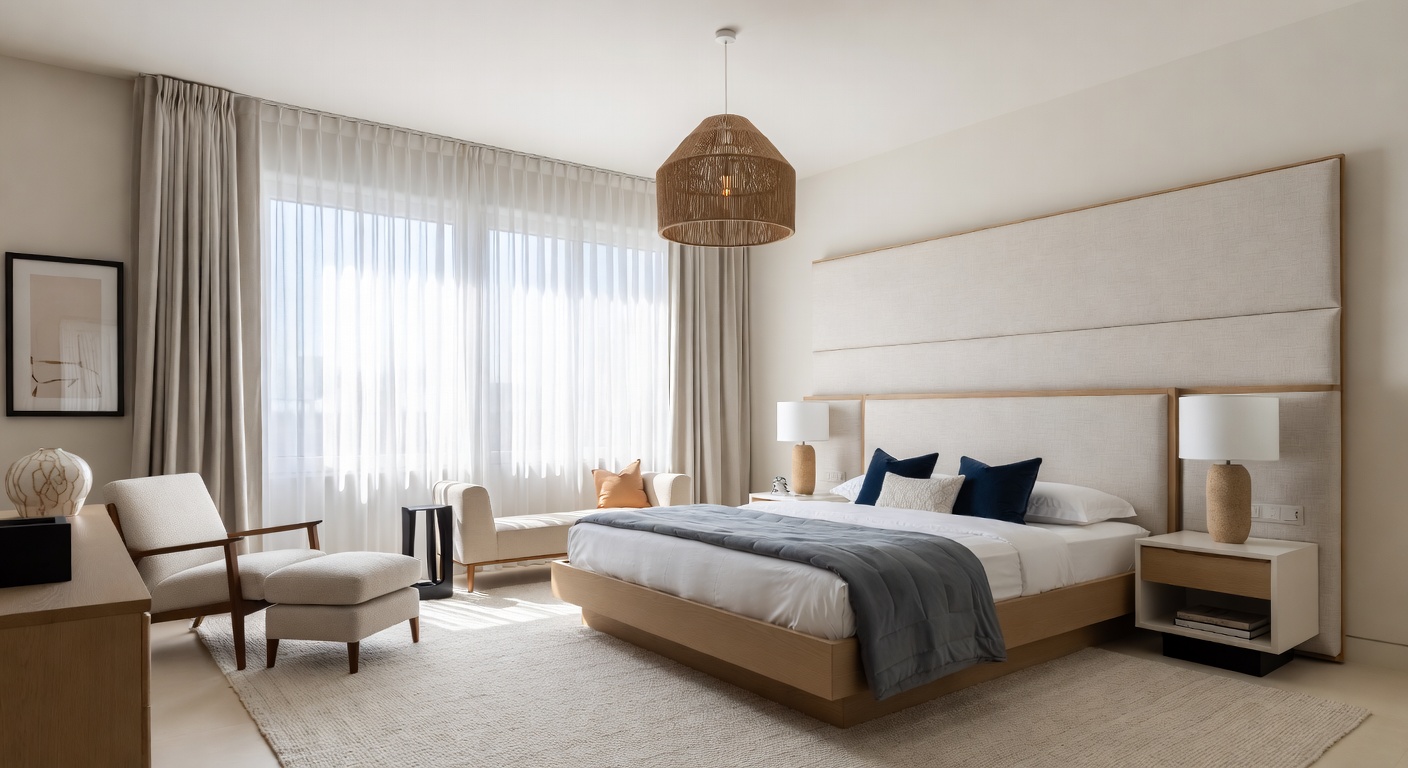Contemporary Bedroom Design Ideas | AI Interior Design | NewInterior AI
