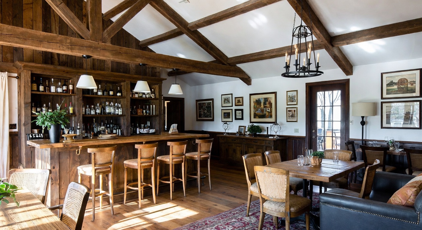 Country Bar Room Design Ideas | AI Interior Design | NewInterior AI