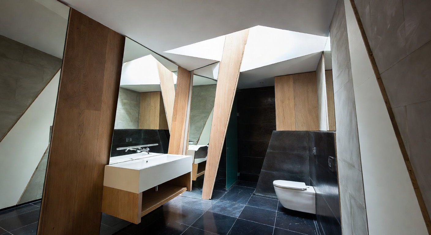 Deconstructivism Bathroom Design Ideas | AI Interior Design ...