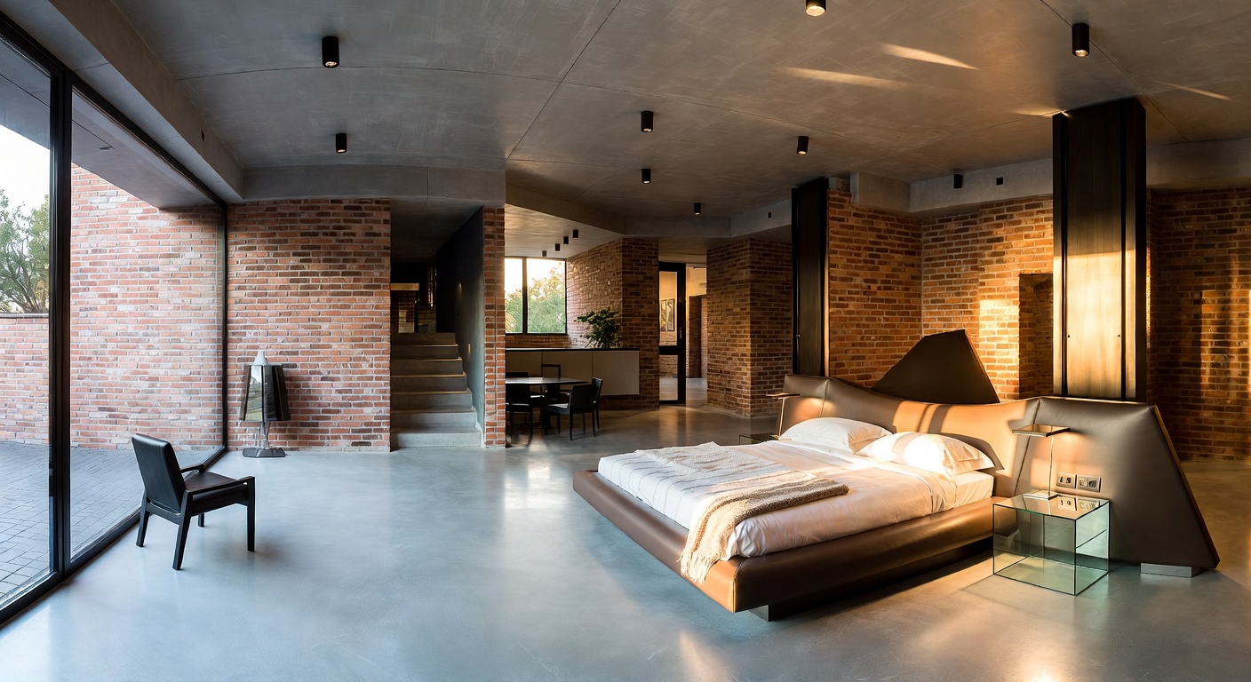 Deconstructivism Bedroom Design Ideas | AI Interior Design | NewInterior AI