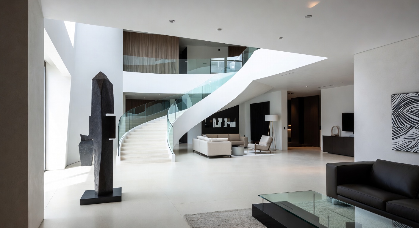 Deconstructivism Entryway Design Ideas | AI Interior Design ...