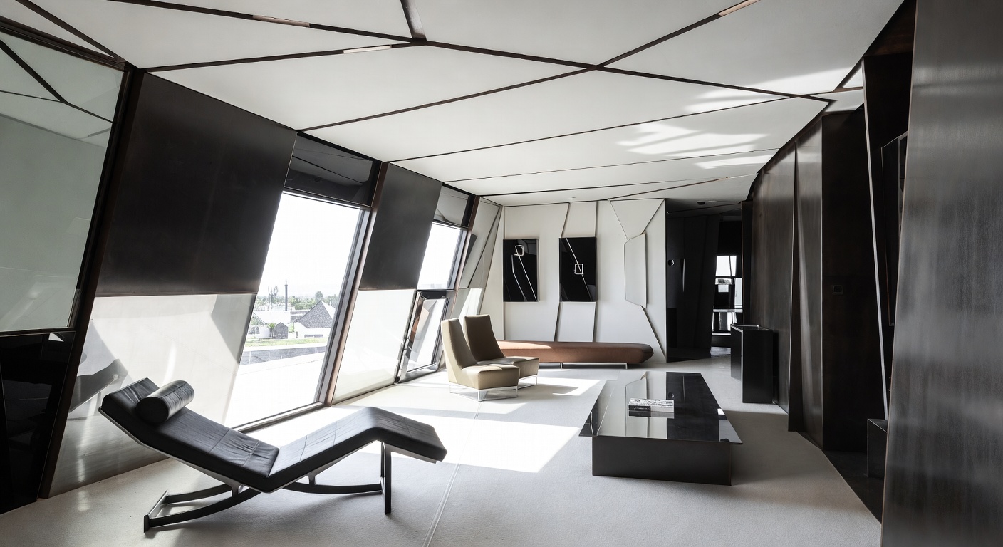 Deconstructivism Meditation Space Design Ideas | AI Interior Design ...