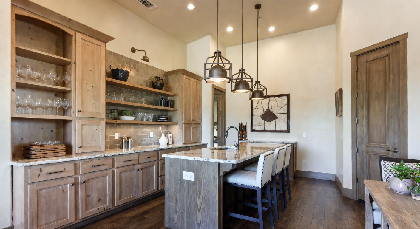 Desert Modern Butler's Pantry Design Ideas | AI Interior Design ...