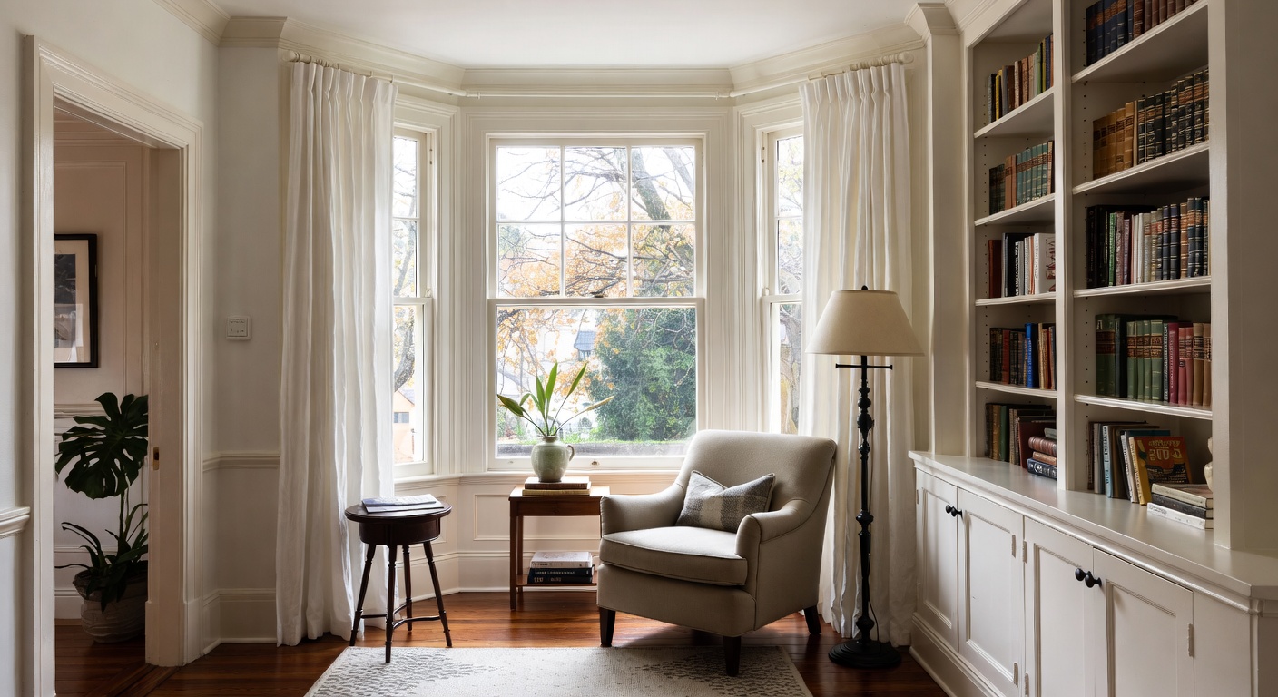Dutch Colonial Reading Nook Design Ideas | AI Interior Design ...