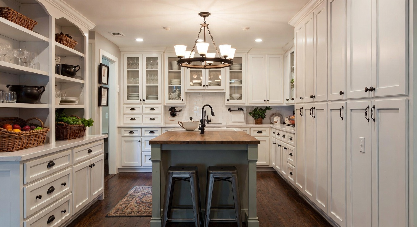 Farmhouse Pantry Design Ideas | AI Interior Design | NewInterior AI