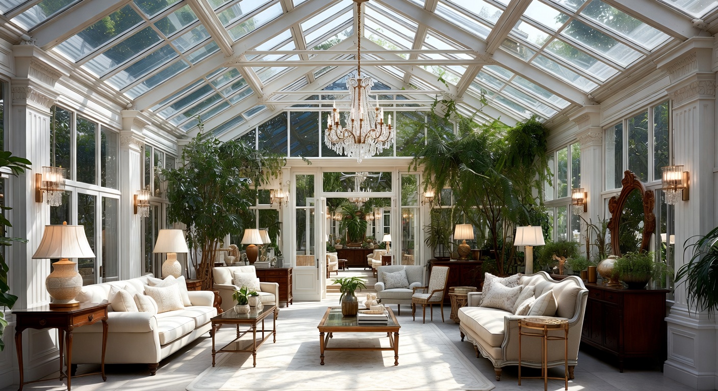 Grandmillennial Greenhouse Design Ideas | AI Interior Design ...