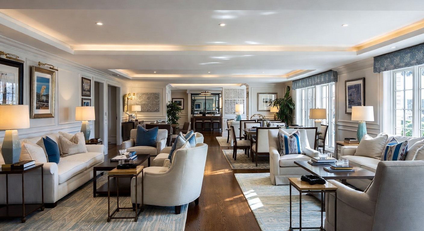Hamptons Smoking Room / Cigar Lounge Design Ideas | AI Interior Design ...