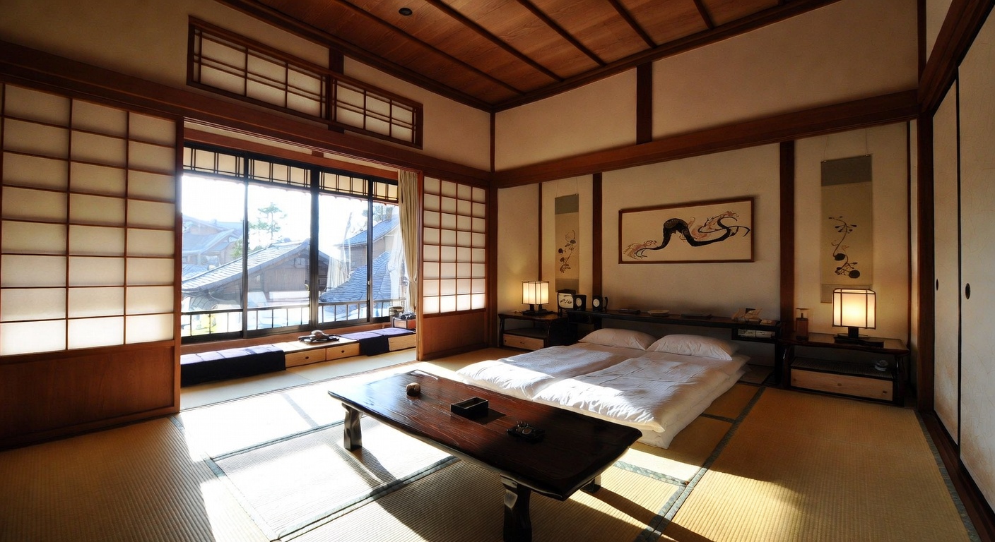 Japanese Bedroom Design Ideas | AI Interior Design | NewInterior AI