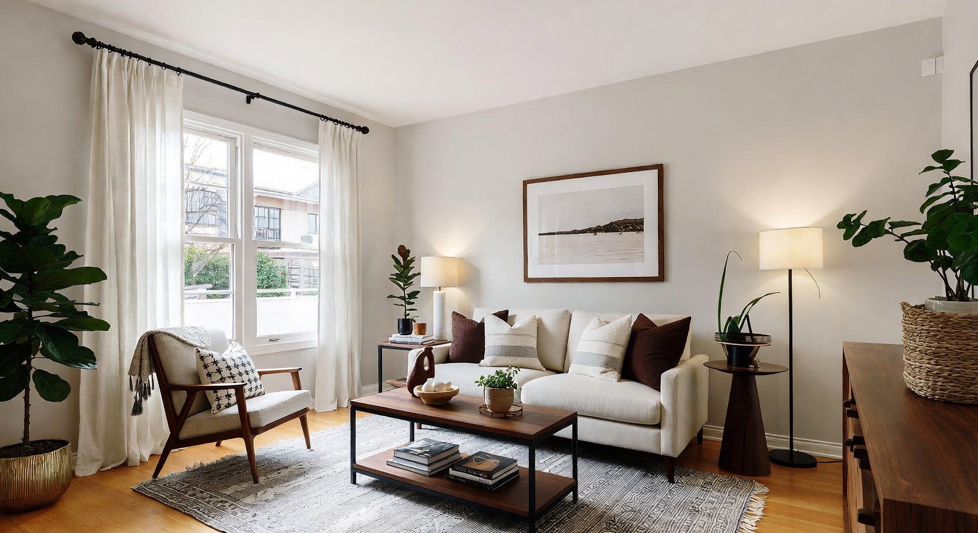 Kinfolk Living Room Design Ideas | AI Interior Design | NewInterior AI