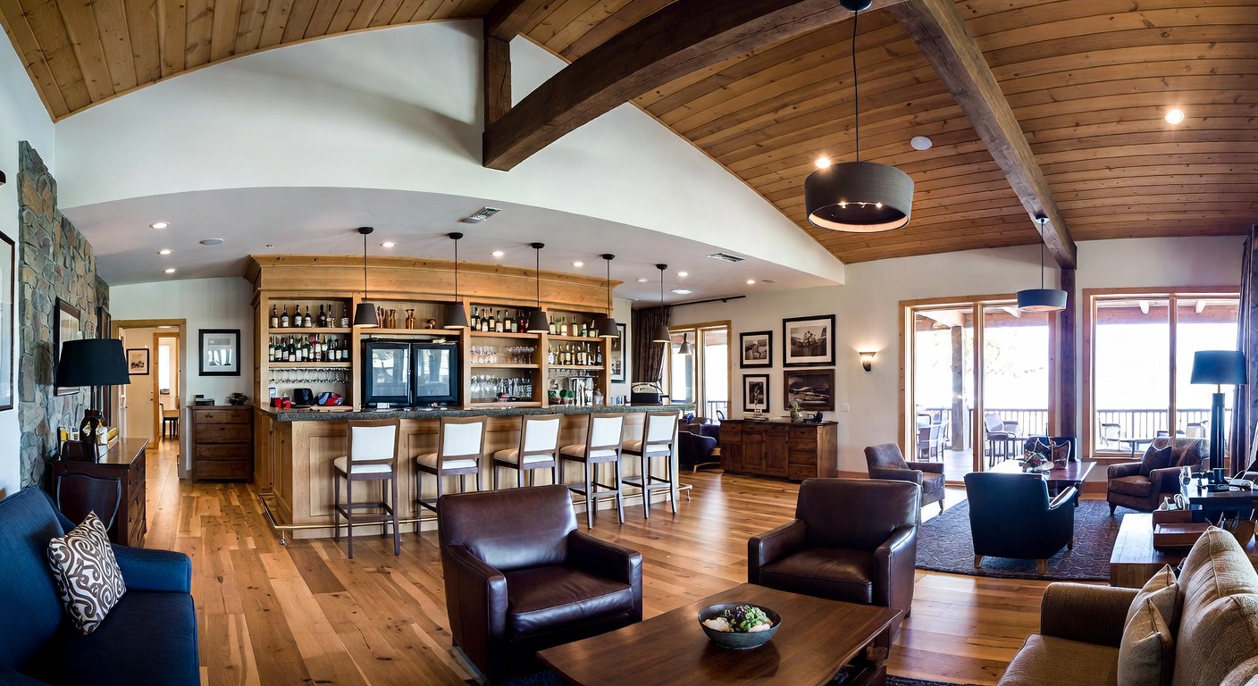 Lodge Bar Room Design Ideas | AI Interior Design | NewInterior AI
