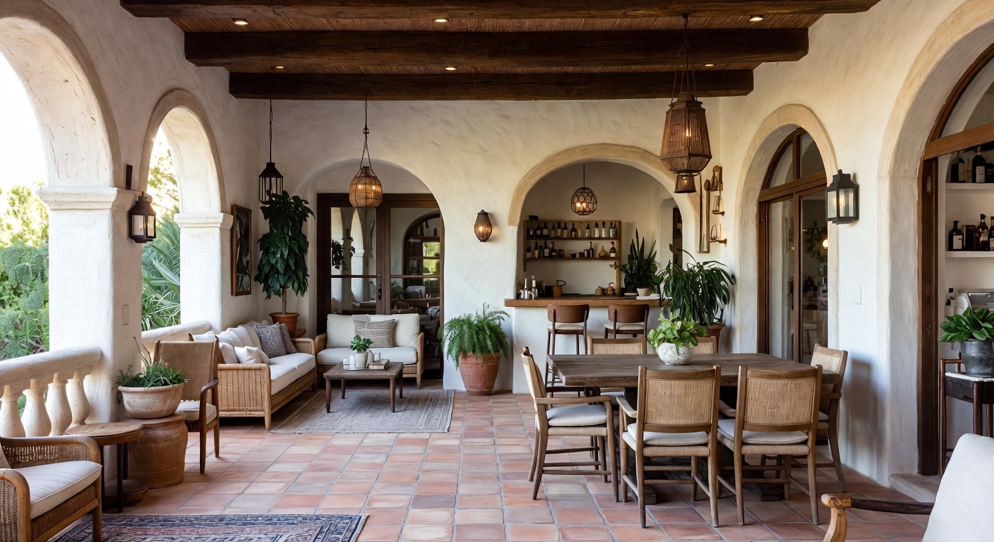 Mediterranean Balcony / Terrace Design Ideas | AI Interior Design ...