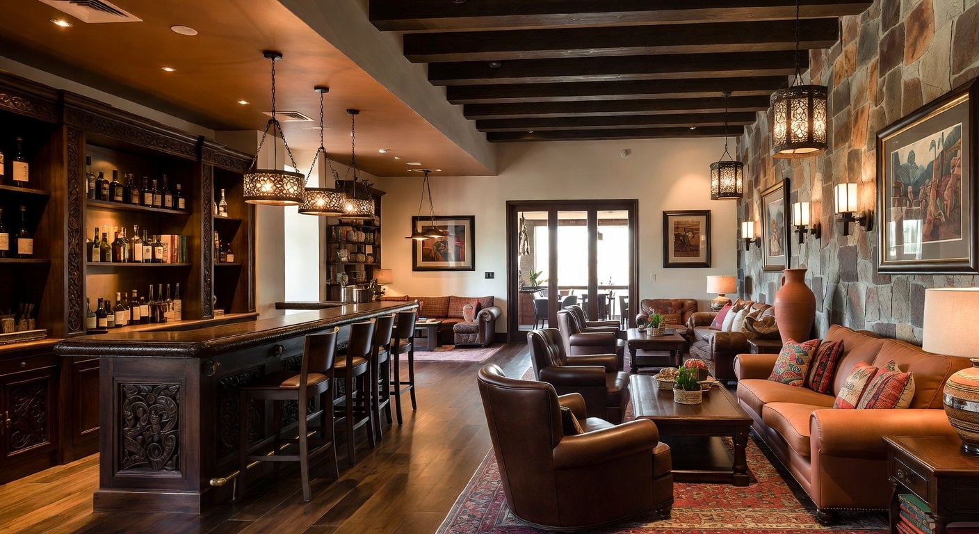 Mexican Smoking Room / Cigar Lounge Design Ideas | AI Interior Design ...