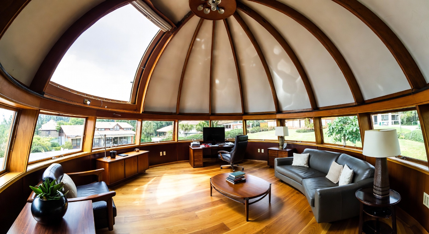 Mid-Century Modern Observatory Design Ideas | AI Interior Design ...