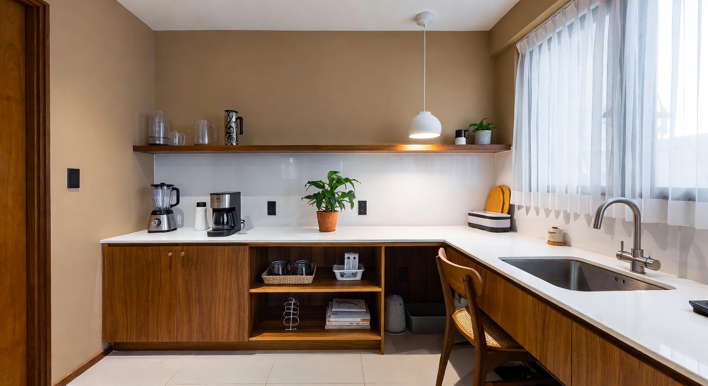 Mid-Century Modern Utility Room Design Ideas | AI Interior Design ...