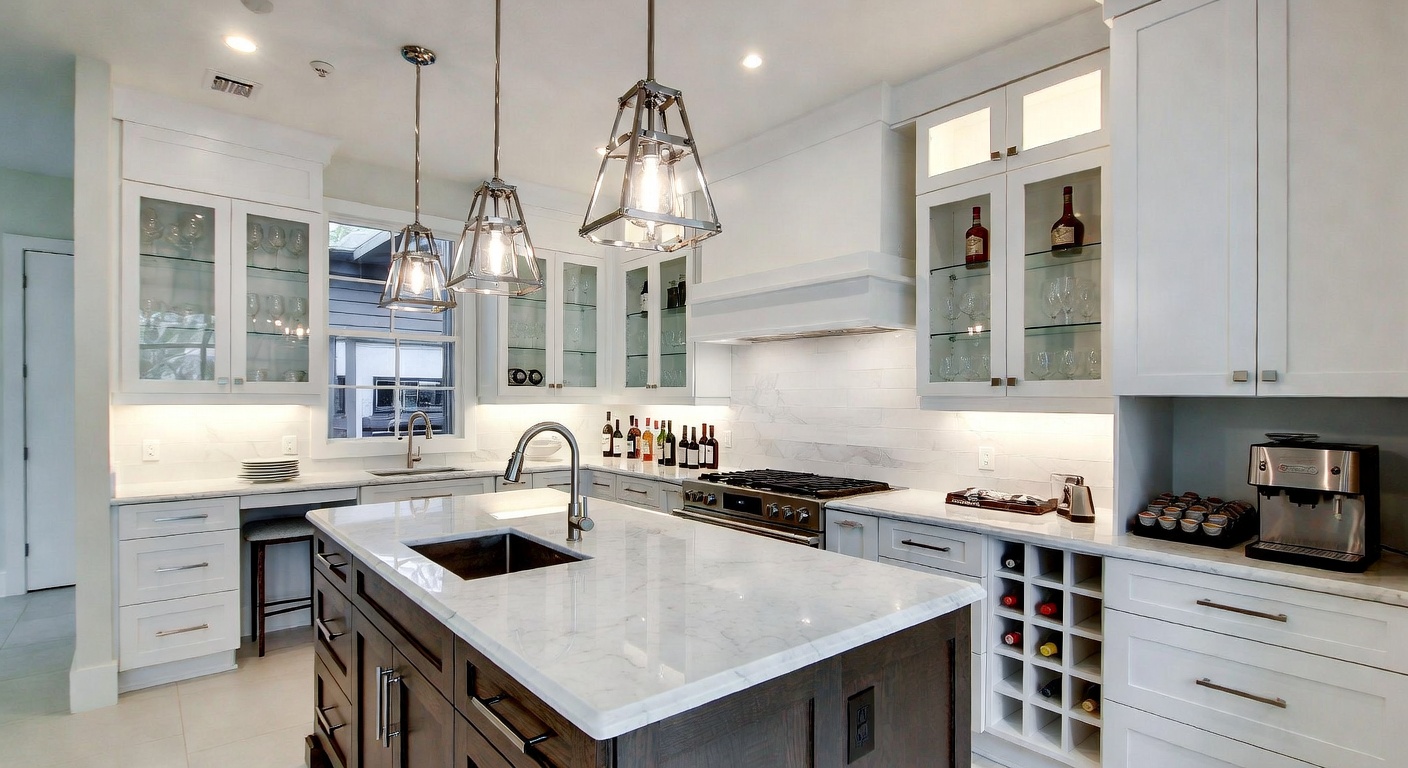 Modern Butler's Pantry Design Ideas | AI Interior Design | NewInterior AI
