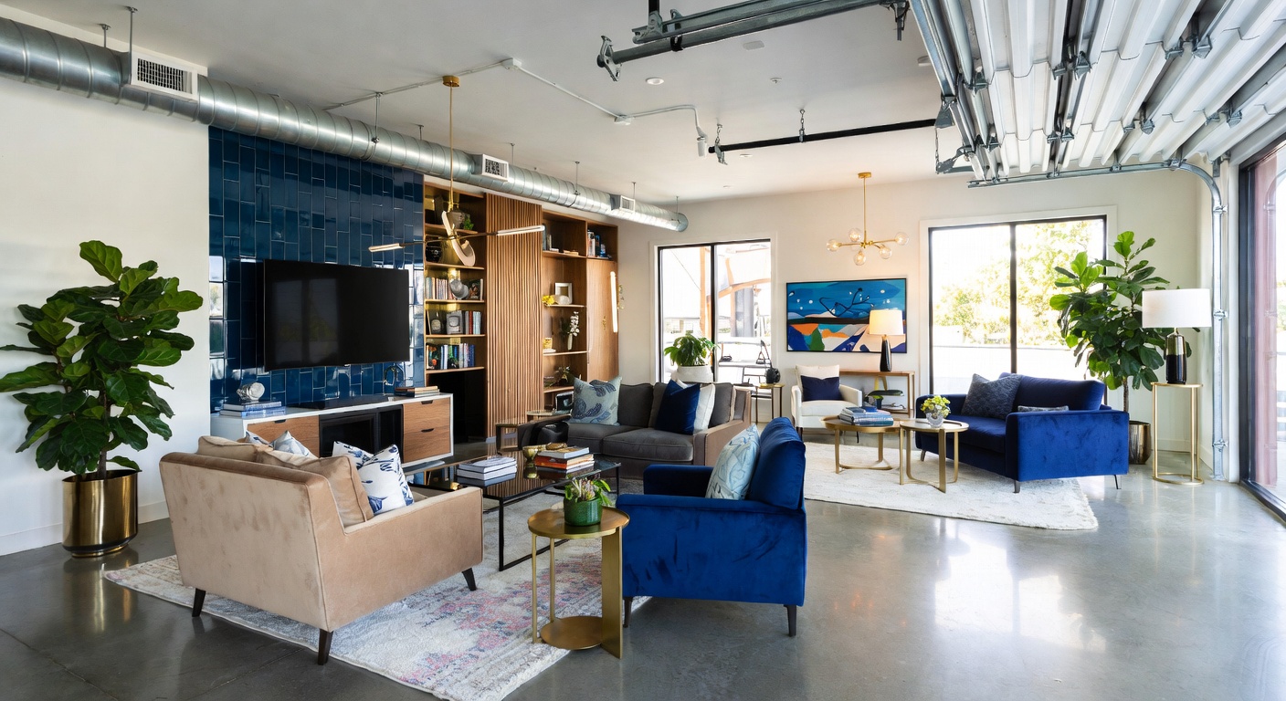 New Deco Garage Interior Design Ideas | AI Interior Design | NewInterior AI