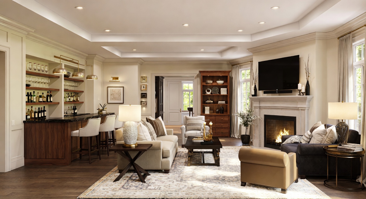New Traditional Game Room Design Ideas | AI Interior Design ...