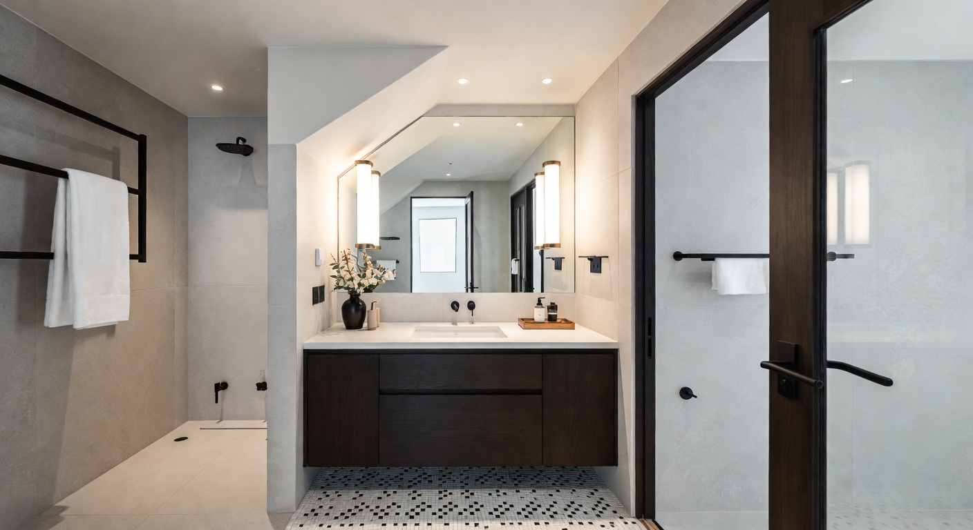 Nowstalgia Powder Room Design Ideas | AI Interior Design | NewInterior AI